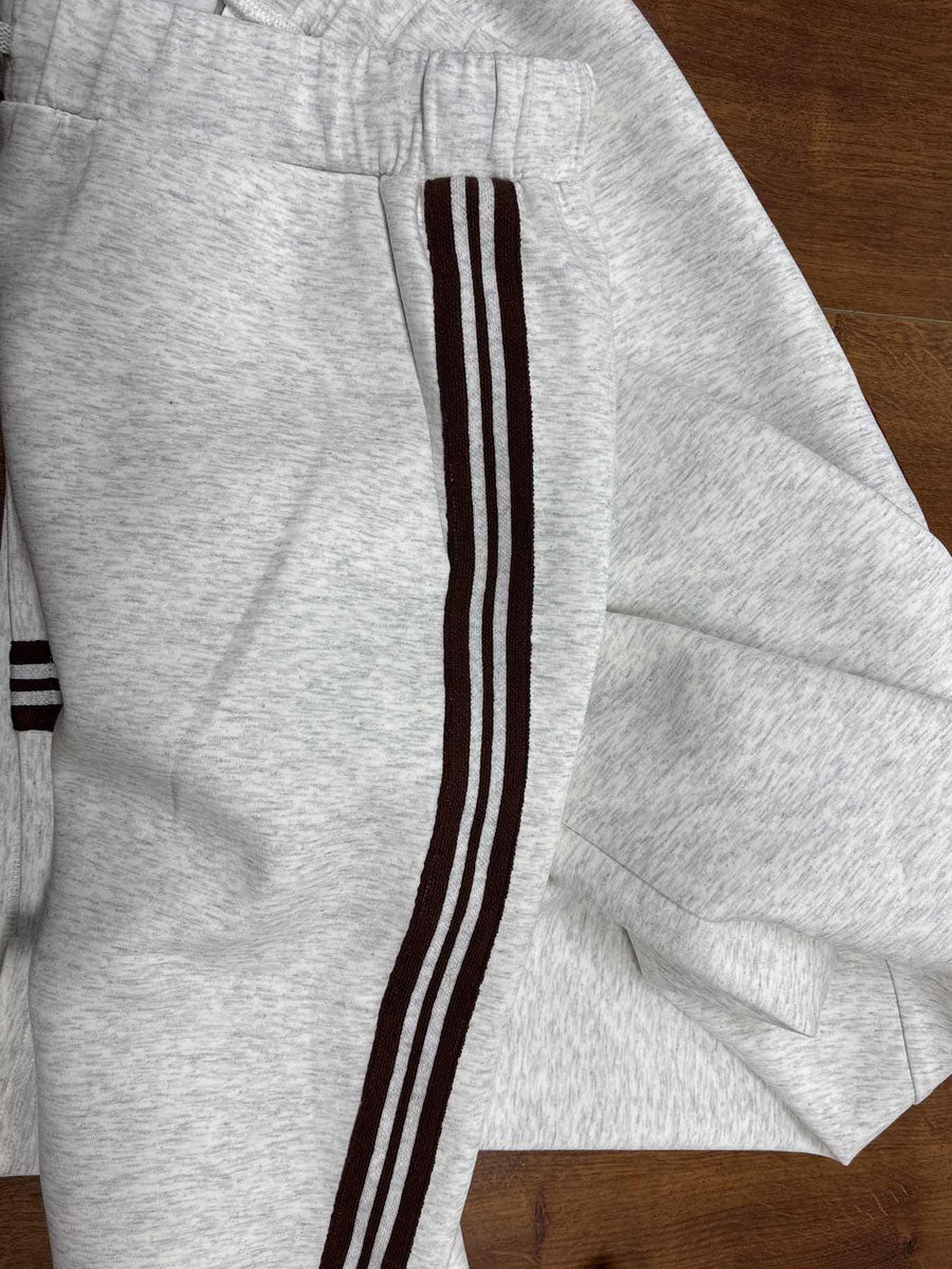 Banded Cuffed Dropped Slouchy Straight Set