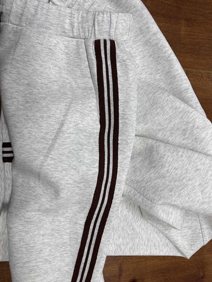 Banded Cuffed Dropped Slouchy Straight Set