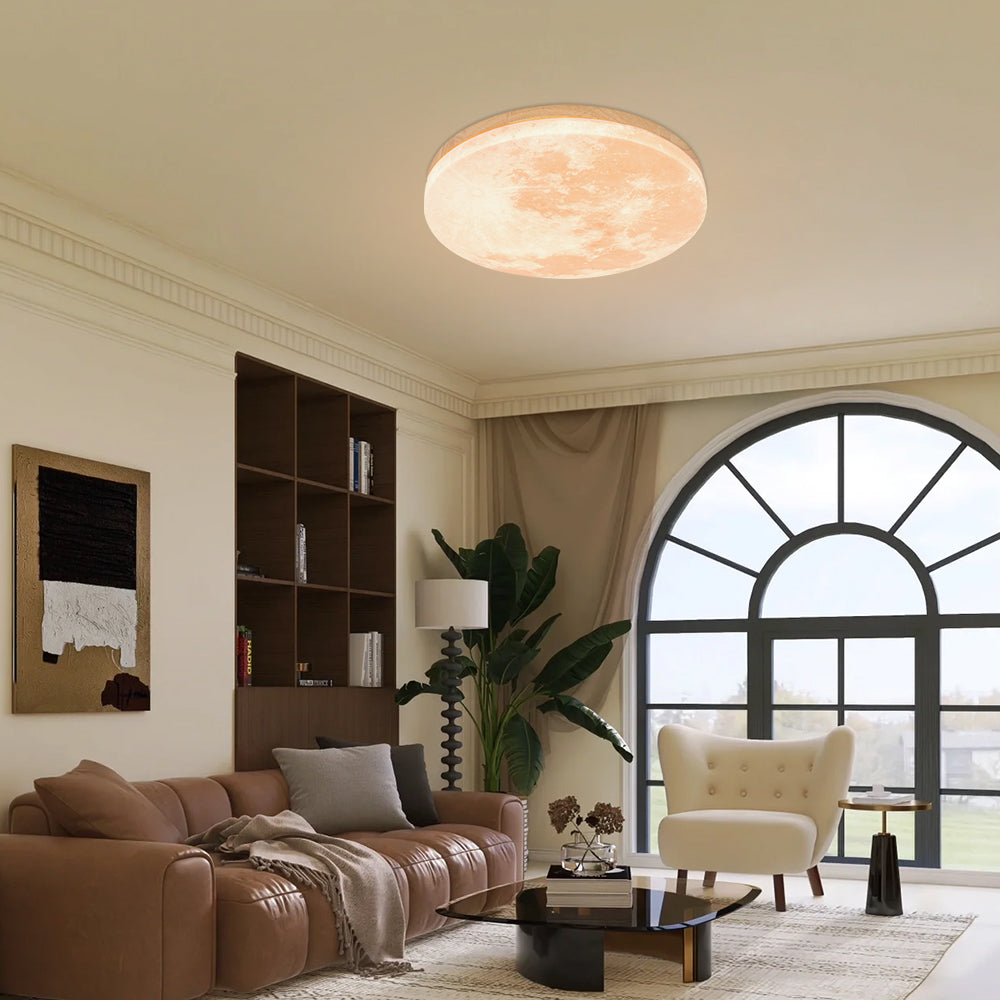 Moon Round LED Ceiling Light