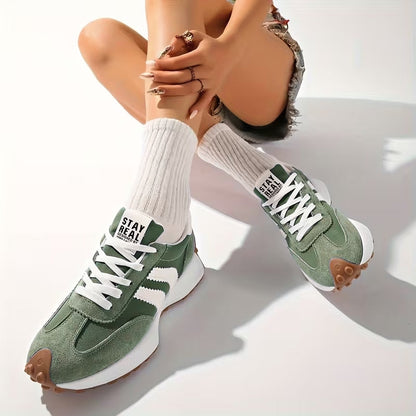 Low Top Textured Paneled Lace Up Sneakers