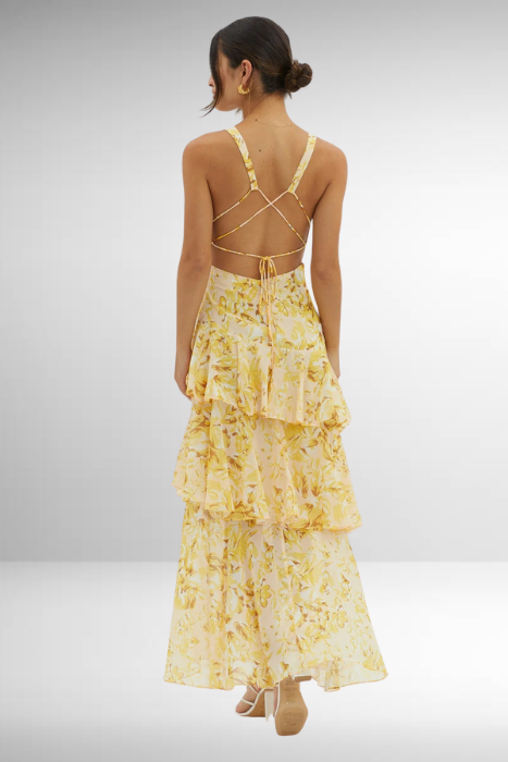 Layered Patterned Dress