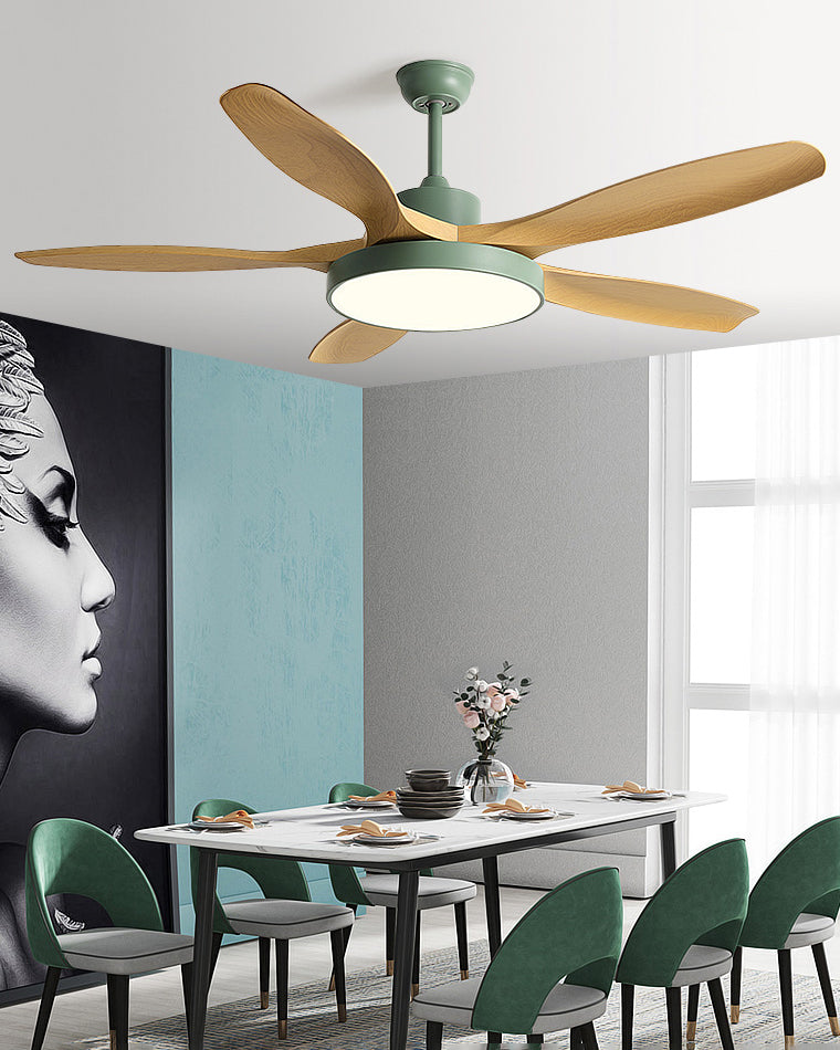 LED Ceiling Light with Reversible Fan