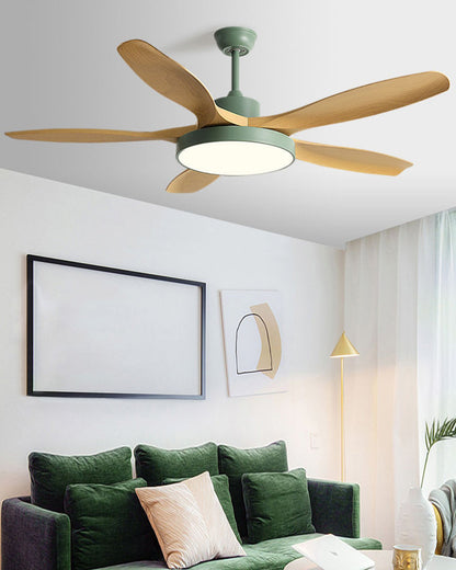 LED Ceiling Light with Reversible Fan