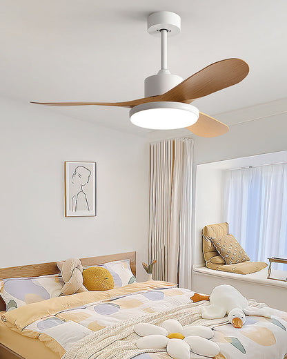 LED Ceiling Light with Reversible Fan