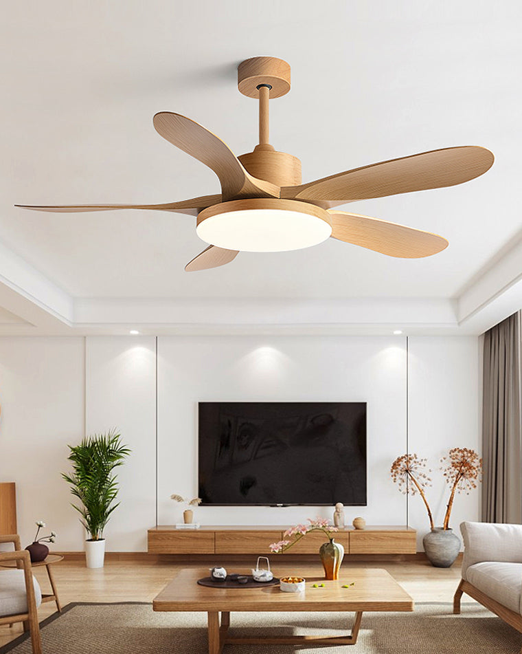 LED Ceiling Light with Reversible Fan