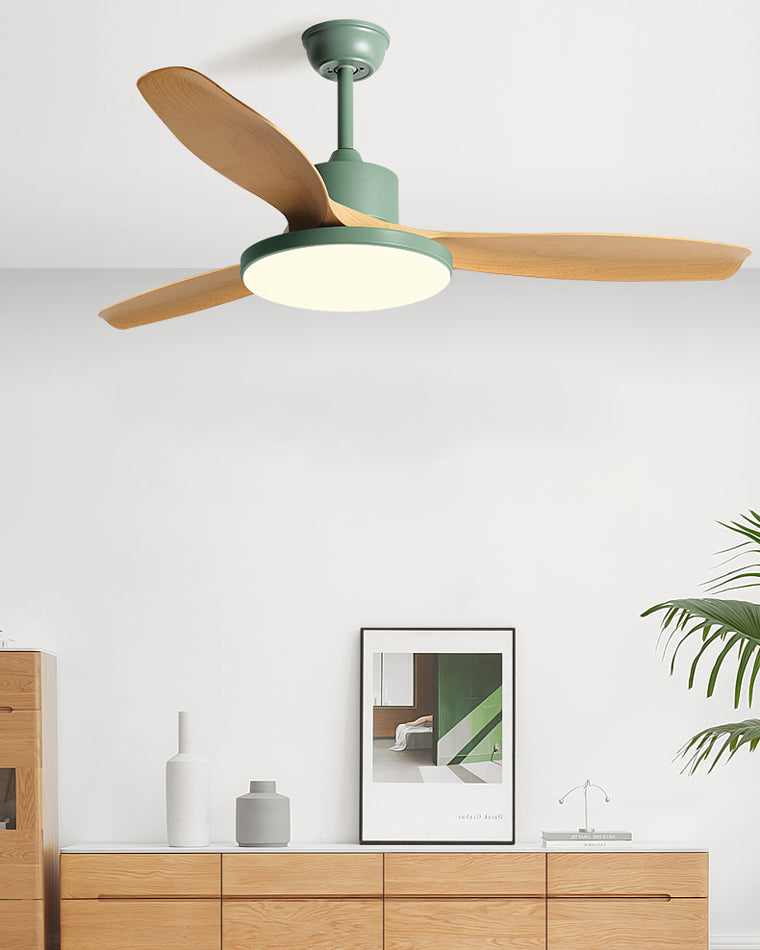 LED Ceiling Light with Reversible Fan