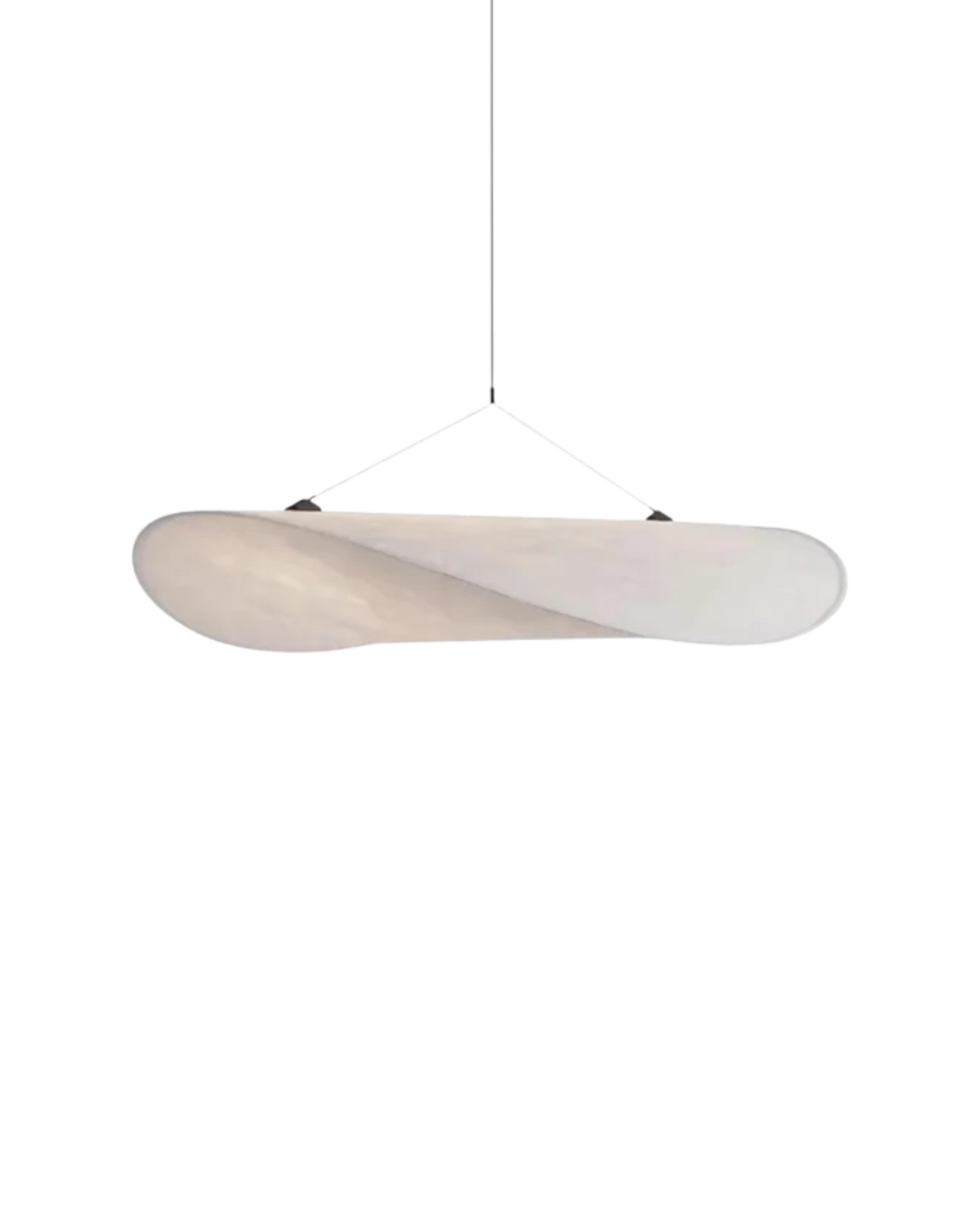 Wavy Linear Fabric Pendant Light