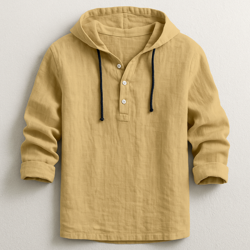 Hooded Drawstring Shirt