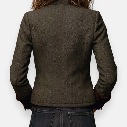 Women's Stand Collar Long Sleeve Jacket