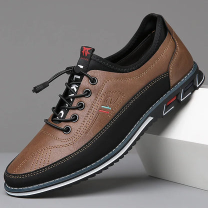 Low Top Paneled Men's Shoes