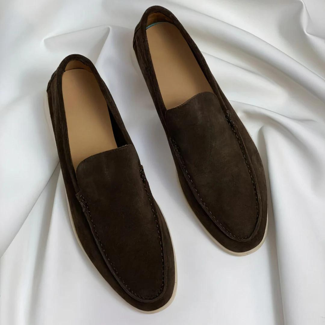 Round Toe Slip-On Men's Loafers