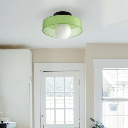 Glossy Dome Ceiling Light