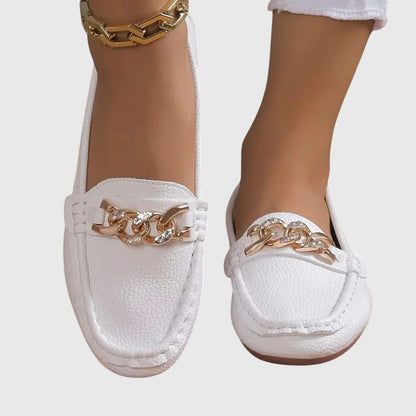 Round Toe Slip On Loafers