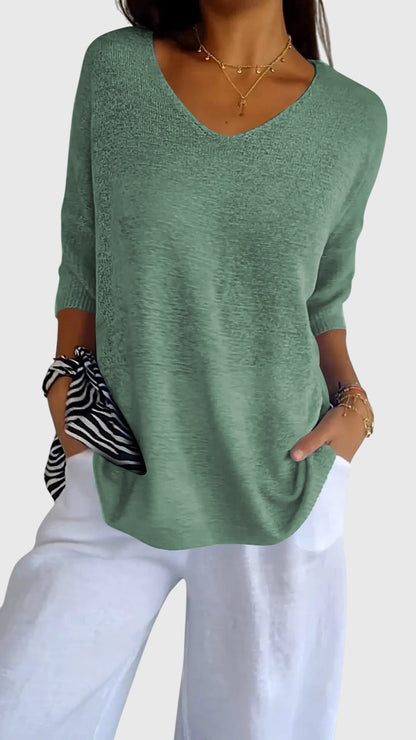 Oversized Three Quarter Blouse