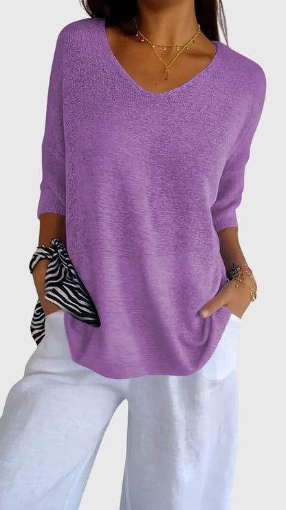 Oversized Three Quarter Blouse