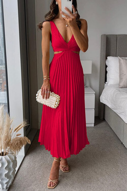 Backless A-Line Dress