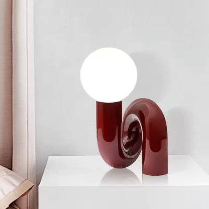 Luminous Pearlescent Table Lamp | Ambient