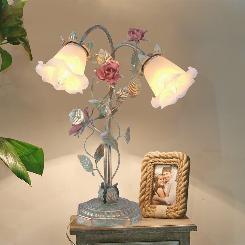 Floral Bell Table Lamp