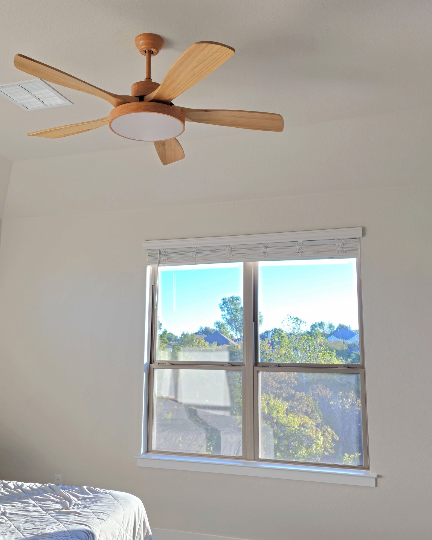 LED Ceiling Light with Reversible Fan