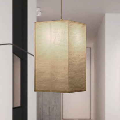 Ribbed Woven Pendant Lamp