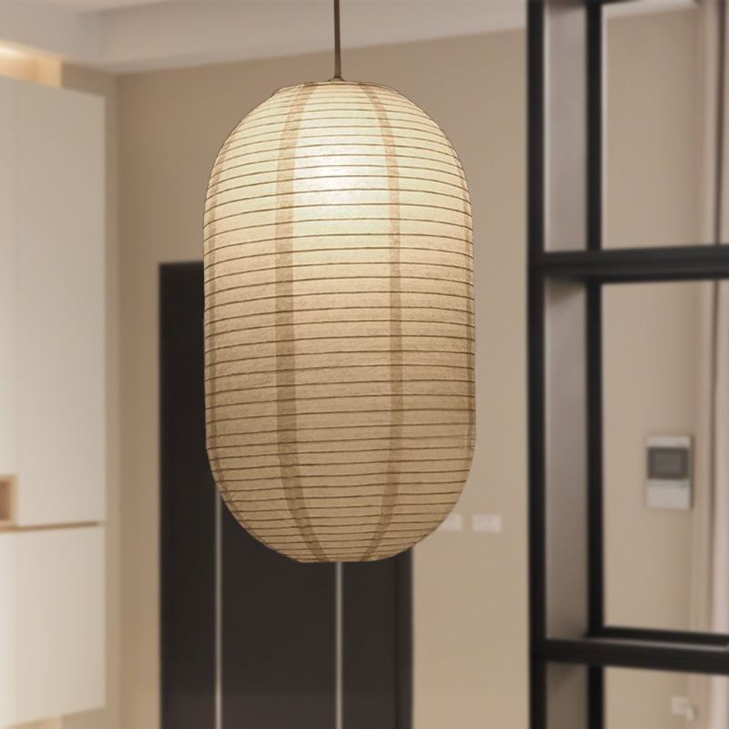 Ribbed Woven Pendant Lamp