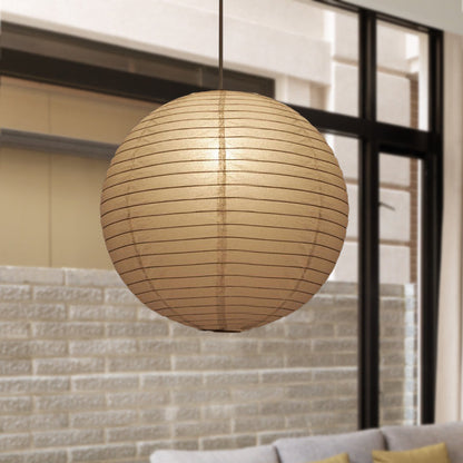 Ribbed Woven Pendant Lamp