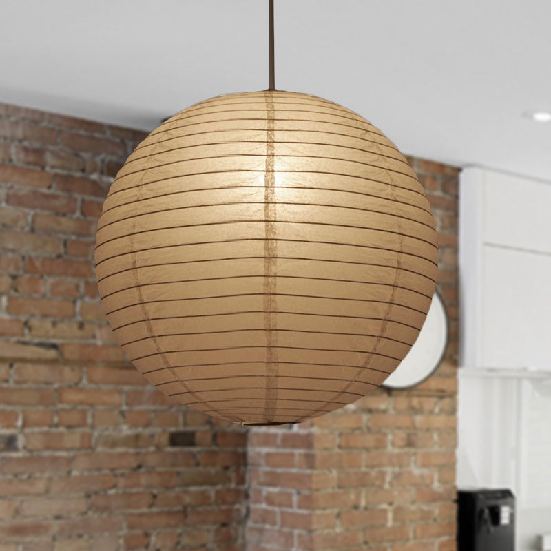 Ribbed Woven Pendant Lamp