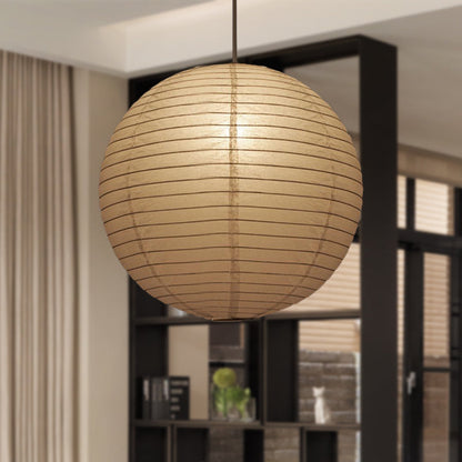 Ribbed Woven Pendant Lamp