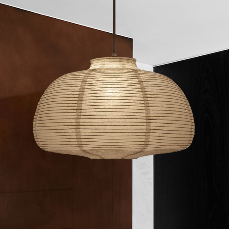 Ribbed Woven Pendant Lamp