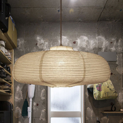 Ribbed Woven Pendant Lamp