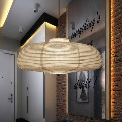 Ribbed Woven Pendant Lamp