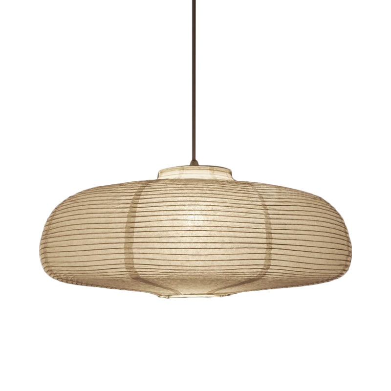 Ribbed Woven Pendant Lamp