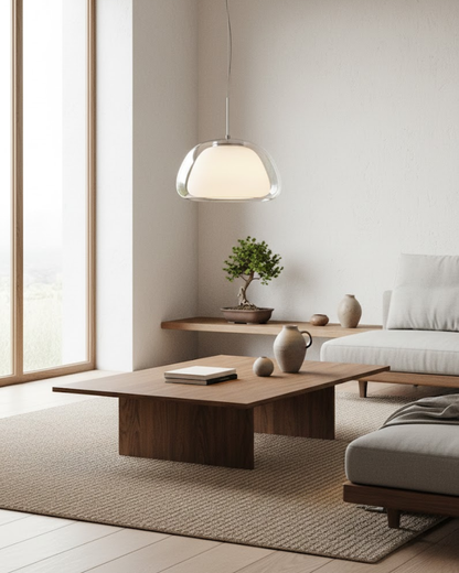 Translucent Encapsulated Dome Pendant Lamp