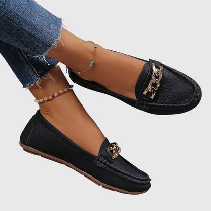 Round Toe Slip On Loafers