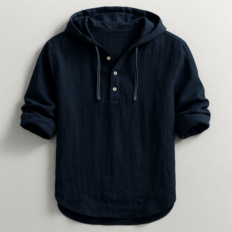 Hooded Drawstring Shirt