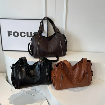 Slouchy Multi Pocket Shoulder Bag