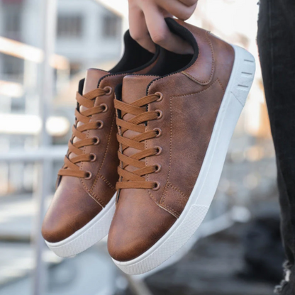 Seamed Padded Rounded Thick Flat Sneakers