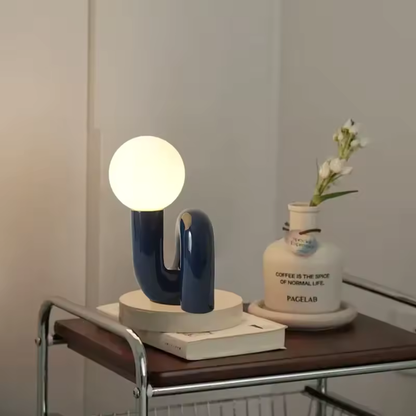 Luminous Pearlescent Table Lamp | Ambient