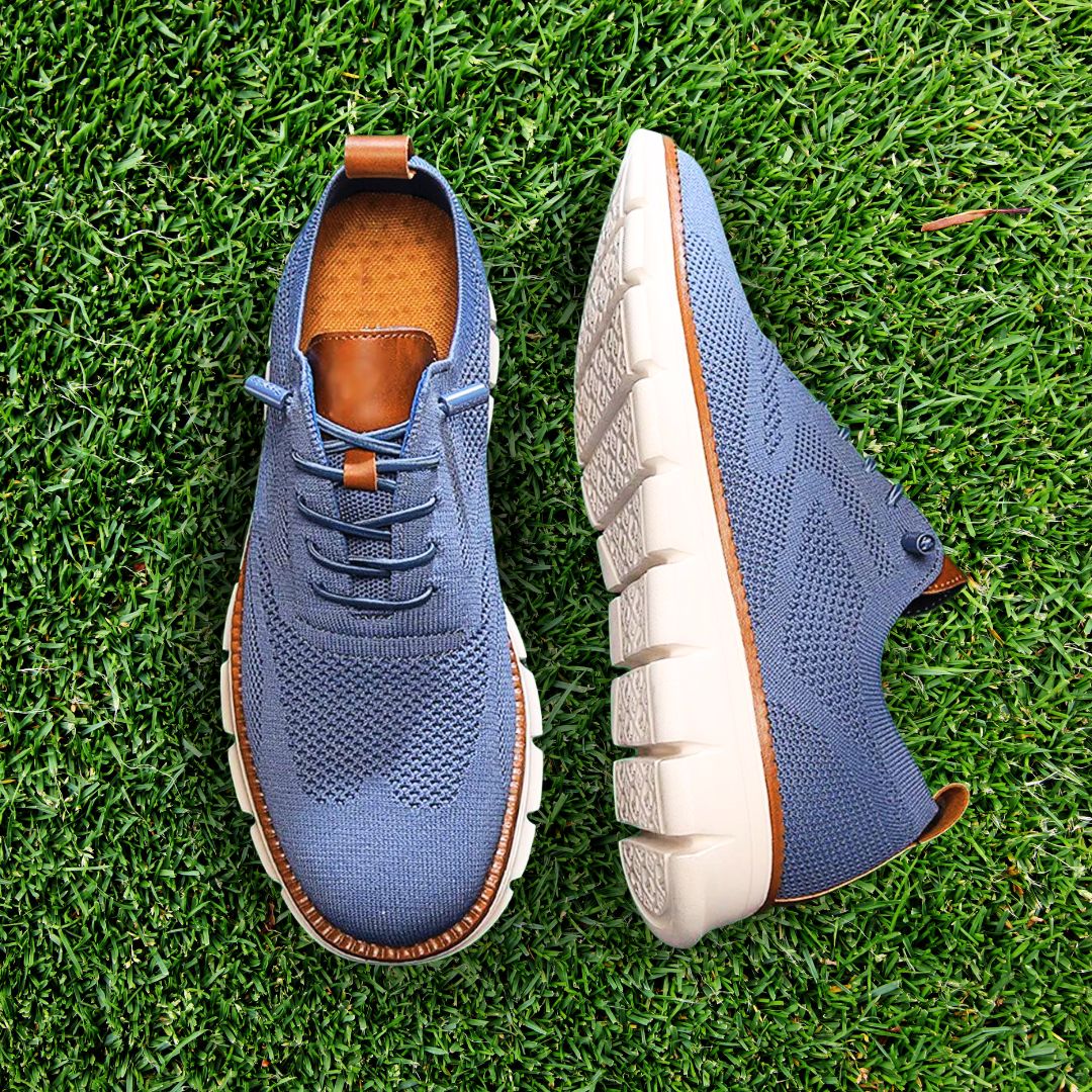 Textured Laced Paneled Ridged Low Sneakers