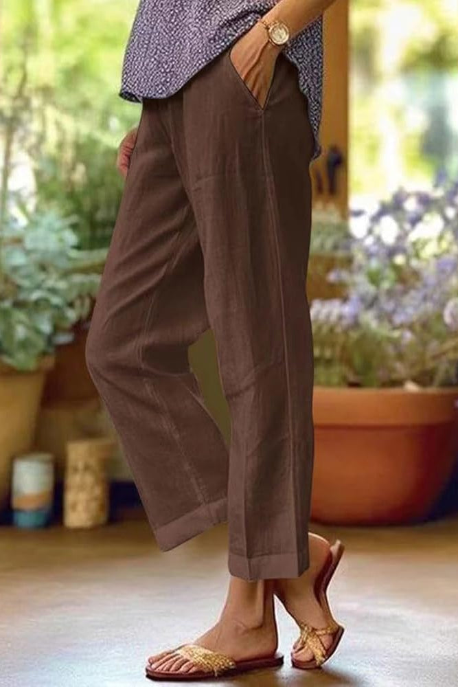 Plain Side Pocket Trouser