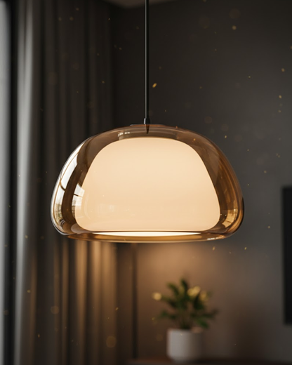 Translucent Encapsulated Dome Pendant Lamp