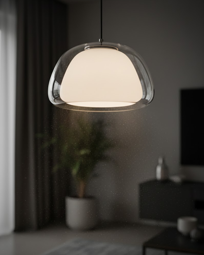 Translucent Encapsulated Dome Pendant Lamp