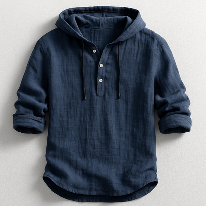 Hooded Drawstring Shirt