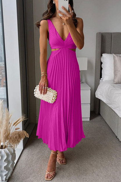 Backless A-Line Dress