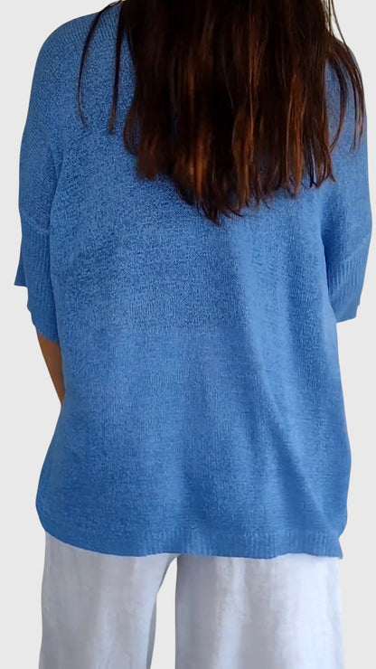 Oversized Three Quarter Blouse