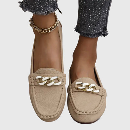 Round Toe Slip On Loafers
