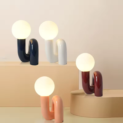 Luminous Pearlescent Table Lamp | Ambient