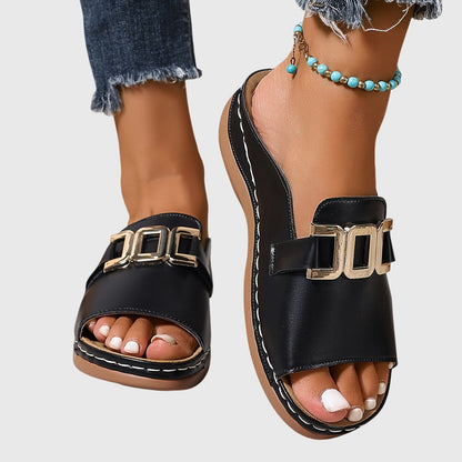 Buckled Open Toe Sandals