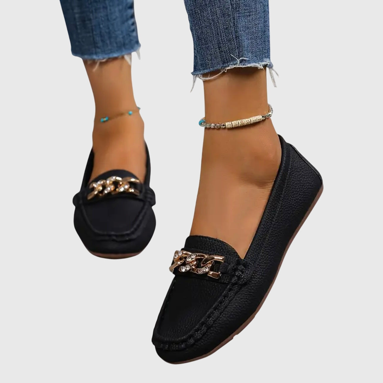 Round Toe Slip On Loafers