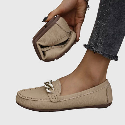 Round Toe Slip On Loafers